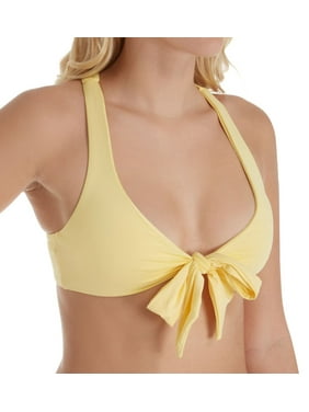 Isabella Rose Womens Double Take Ruffled Tie-Front Swim Top Separates BHFO 4136